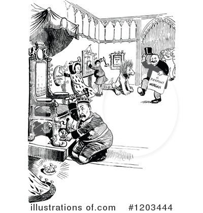 Royalty-Free (RF) King Clipart Illustration by Prawny Vintage - Stock Sample #1203444
