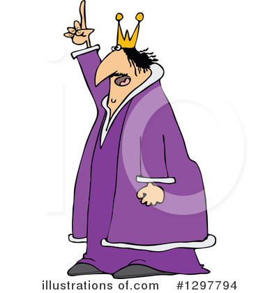 Royalty-Free (RF) King Clipart Illustration by djart - Stock Sample #1297794