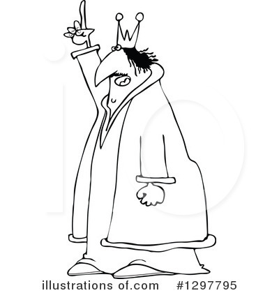Royalty-Free (RF) King Clipart Illustration by djart - Stock Sample #1297795