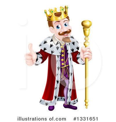 Royalty-Free (RF) King Clipart Illustration by AtStockIllustration - Stock Sample #1331651