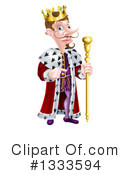 King Clipart #1333594 by AtStockIllustration