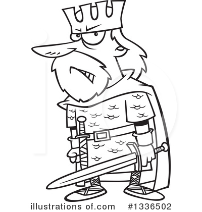 Royalty-Free (RF) King Clipart Illustration by toonaday - Stock Sample #1336502