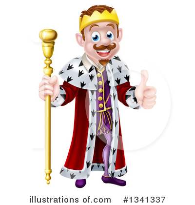 Royalty-Free (RF) King Clipart Illustration by AtStockIllustration - Stock Sample #1341337