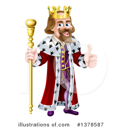 Royalty-Free (RF) King Clipart Illustration by AtStockIllustration - Stock Sample #1378587