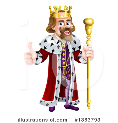 Royalty-Free (RF) King Clipart Illustration by AtStockIllustration - Stock Sample #1383793