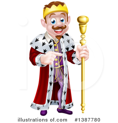 Royalty-Free (RF) King Clipart Illustration by AtStockIllustration - Stock Sample #1387780