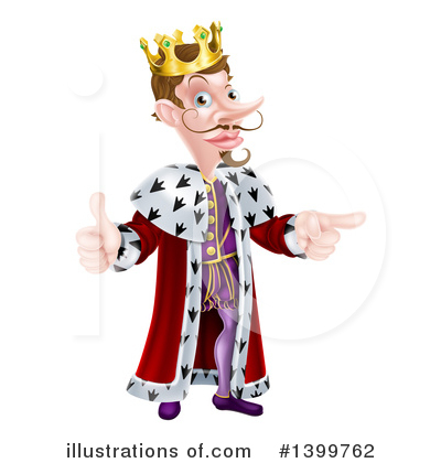 Royalty-Free (RF) King Clipart Illustration by AtStockIllustration - Stock Sample #1399762