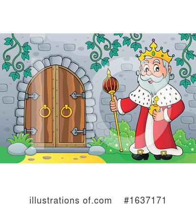 Royalty-Free (RF) King Clipart Illustration by visekart - Stock Sample #1637171