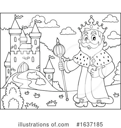 Royalty-Free (RF) King Clipart Illustration by visekart - Stock Sample #1637185