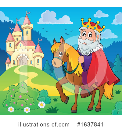 Royalty-Free (RF) King Clipart Illustration by visekart - Stock Sample #1637841