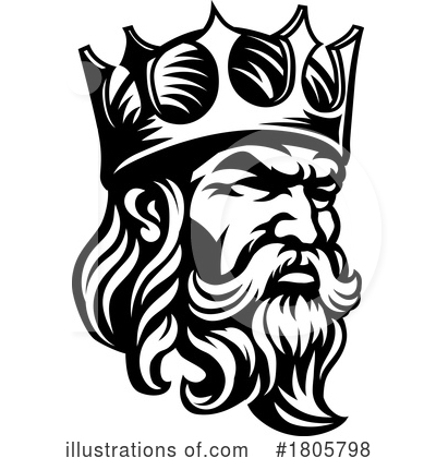Royalty-Free (RF) King Clipart Illustration by AtStockIllustration - Stock Sample #1805798