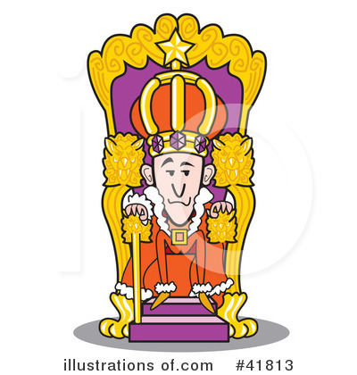 Royalty-Free (RF) King Clipart Illustration by Andy Nortnik - Stock Sample #41813