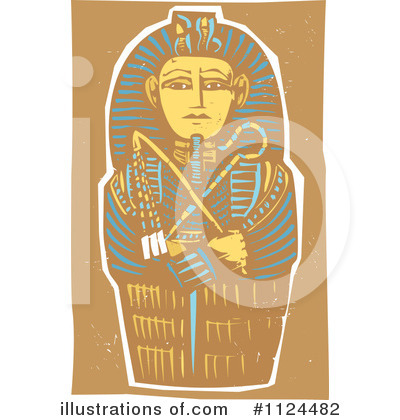 Royalty-Free (RF) King Tut Clipart Illustration by xunantunich - Stock Sample #1124482