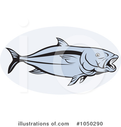 Royalty-Free (RF) Kingfish Clipart Illustration by patrimonio - Stock Sample #1050290