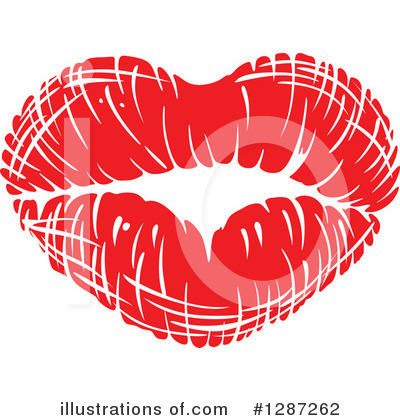 Kiss Clipart #1287262 by Vector Tradition SM