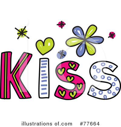 Royalty-Free (RF) Kiss Clipart Illustration by Prawny - Stock Sample #77664