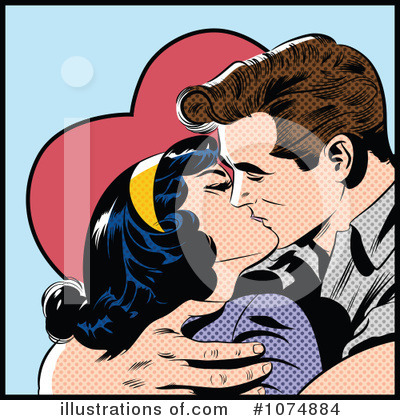 Kissing Clipart #1074884 by brushingup