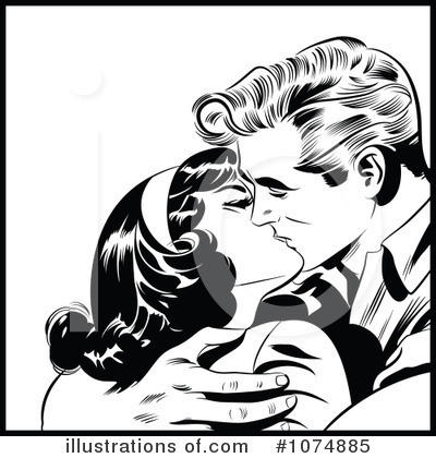 Kissing Clipart #1074885 by brushingup