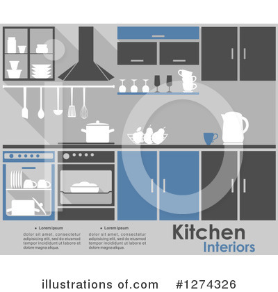 Royalty-Free (RF) Kitchen Clipart Illustration by Vector Tradition SM - Stock Sample #1274326