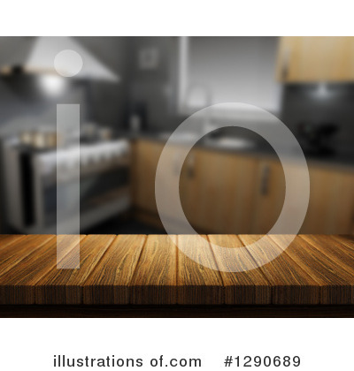 Royalty-Free (RF) Kitchen Clipart Illustration by KJ Pargeter - Stock Sample #1290689