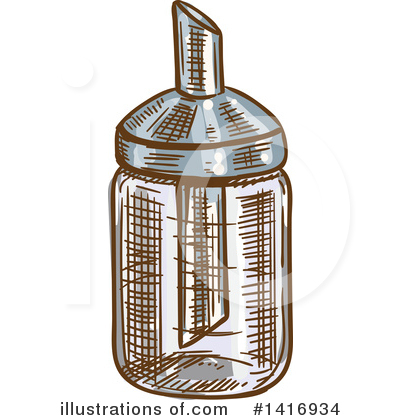 Royalty-Free (RF) Kitchen Clipart Illustration by Vector Tradition SM - Stock Sample #1416934