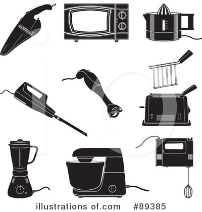 Royalty-Free (RF) Kitchen Clipart Illustration by Frisko - Stock Sample #89385