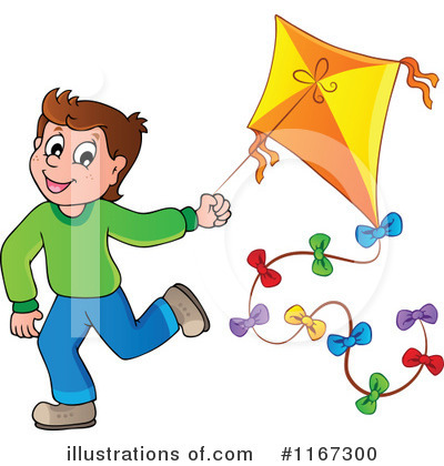 Royalty-Free (RF) Kite Clipart Illustration by visekart - Stock Sample #1167300