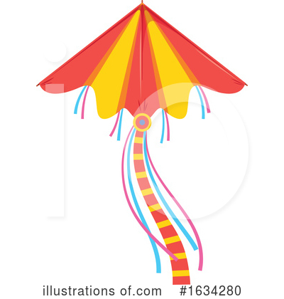 Royalty-Free (RF) Kite Clipart Illustration by Vector Tradition SM - Stock Sample #1634280