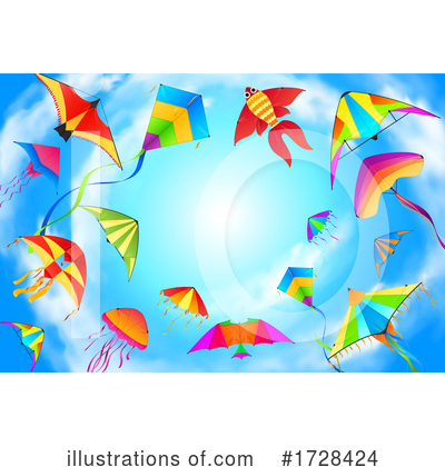 Royalty-Free (RF) Kite Clipart Illustration by Vector Tradition SM - Stock Sample #1728424