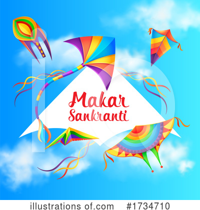 Royalty-Free (RF) Kite Clipart Illustration by Vector Tradition SM - Stock Sample #1734710