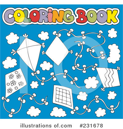 Royalty-Free (RF) Kite Clipart Illustration by visekart - Stock Sample #231678