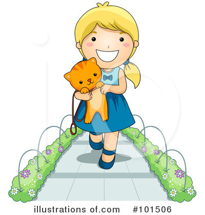 Royalty-Free (RF) Kitten Clipart Illustration by BNP Design Studio - Stock Sample #101506