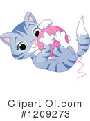 Kitten Clipart #1209273 by Pushkin