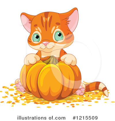 Royalty-Free (RF) Kitten Clipart Illustration by Pushkin - Stock Sample #1215509