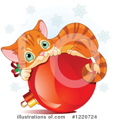 Royalty-Free (RF) Kitten Clipart Illustration by Pushkin - Stock Sample #1220724