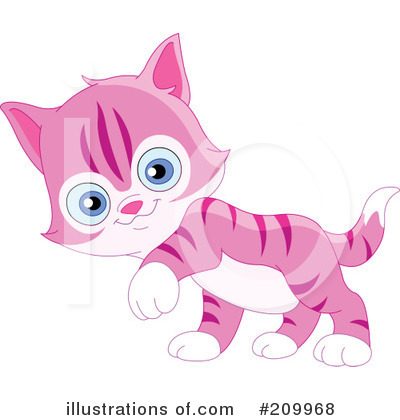 Royalty-Free (RF) Kitten Clipart Illustration by yayayoyo - Stock Sample #209968