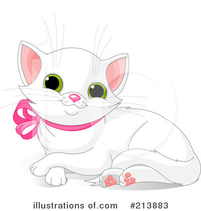 Royalty-Free (RF) Kitten Clipart Illustration by Pushkin - Stock Sample #213883