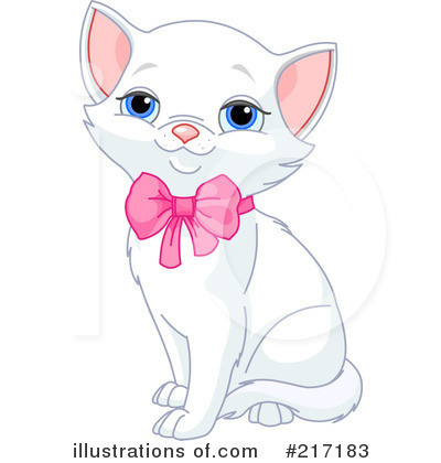 Royalty-Free (RF) Kitten Clipart Illustration by Pushkin - Stock Sample #217183