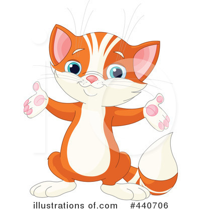 Royalty-Free (RF) Kitten Clipart Illustration by Pushkin - Stock Sample #440706