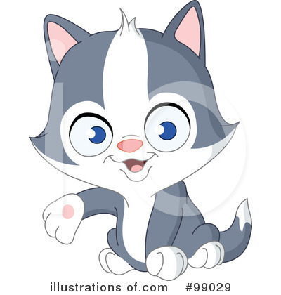 Royalty-Free (RF) Kitten Clipart Illustration by yayayoyo - Stock Sample #99029