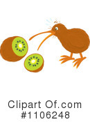 Kiwi Bird Clipart #1106248 by Alex Bannykh
