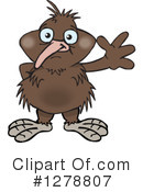 Kiwi Bird Clipart #1278807 by Dennis Holmes Designs