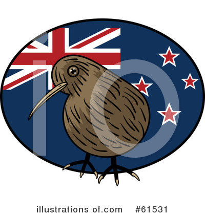 Royalty-Free (RF) Kiwi Bird Clipart Illustration by r formidable - Stock Sample #61531