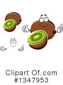 Kiwi Fruit Clipart #1347953 by Vector Tradition SM