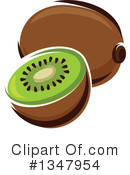 Kiwi Fruit Clipart #1347954 by Vector Tradition SM