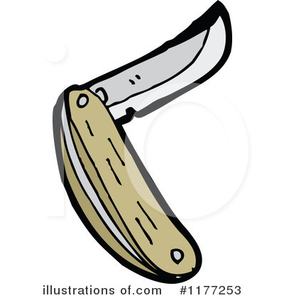 Royalty-Free (RF) Knife Clipart Illustration by lineartestpilot - Stock Sample #1177253
