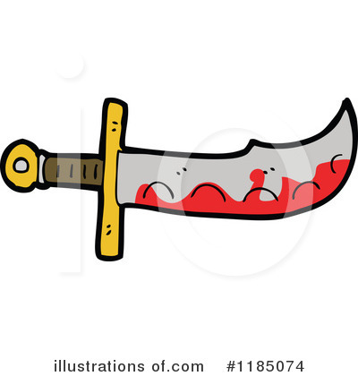 Royalty-Free (RF) Knife Clipart Illustration by lineartestpilot - Stock Sample #1185074