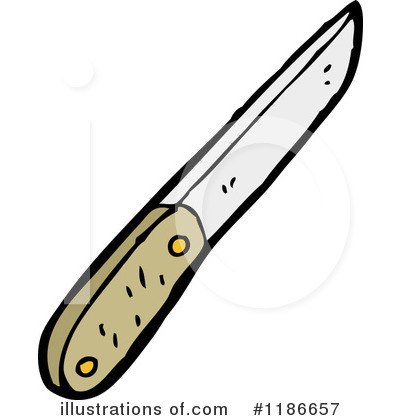 Royalty-Free (RF) Knife Clipart Illustration by lineartestpilot - Stock Sample #1186657