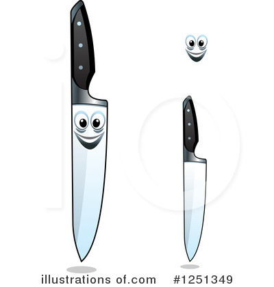 Royalty-Free (RF) Knife Clipart Illustration by Vector Tradition SM - Stock Sample #1251349