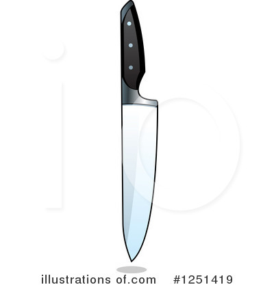 Royalty-Free (RF) Knife Clipart Illustration by Vector Tradition SM - Stock Sample #1251419